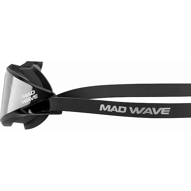 Очки для плавания взрослые MADWAVE Dynamix mirror M042429 (Черный)