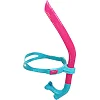 Трубка фронтальная дыхательная для плавания MADWAVE PRO SNORKEL junior M077702 (Розовый)