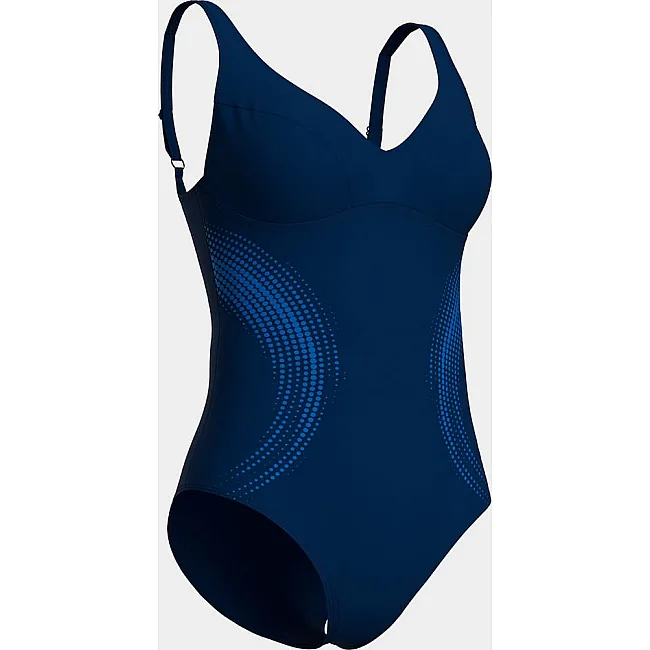 Купальник закрытый для женщин Arena SHIMMERING SWIMSUIT U BACK синий (для женщин)