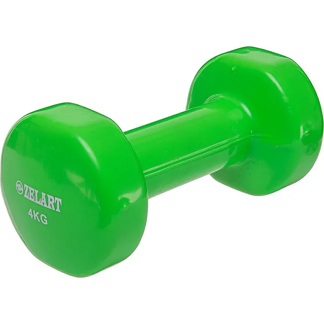 Гантели для фитнеса виниловые ZELART Beauty TA-5225-4 (Черный)