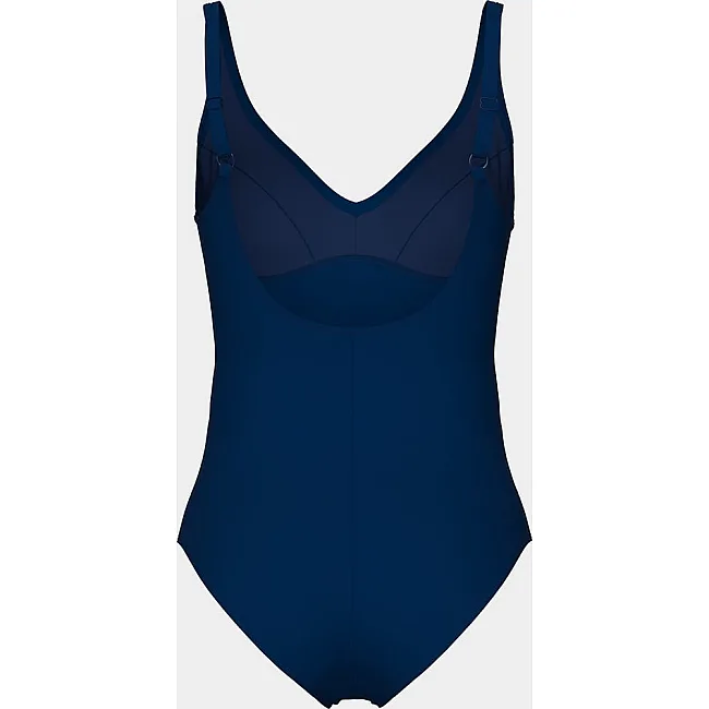 Купальник закрытый для женщин Arena SHIMMERING SWIMSUIT U BACK синий (для женщин)