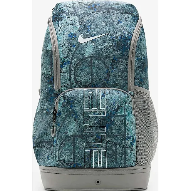 Рюкзак NIKE NK VARSITY ELITE BKPK-AOP SU26 32L зелений, сірий 48 x 31 x 23 см
