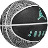 Баскетбольний м'яч NIKE JORDAN PLAYGROUND 2.0 8P DEFLATED BLACK/WHITE/WHITE/CLEAR JADE size 7