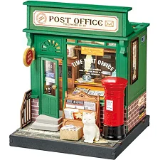 Конструктор 3D міні-будинок Robotime Rolife Century Post Office DS037