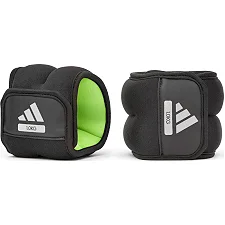 Обважнювачі для щиколотки/зап'ястя ADIDAS Ankle/Wrist Weights чорний, зелений 0,5 кг