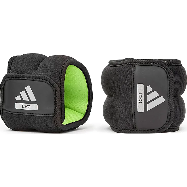 Утяжелители для лодыжки/запястия ADIDAS Ankle/Wrist Weights черный, зеленый 0,5 кг