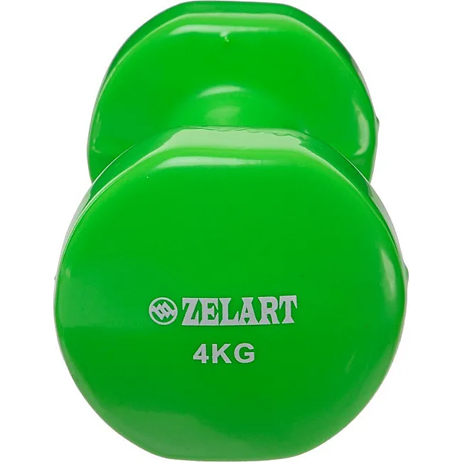 Гантели для фитнеса виниловые ZELART Beauty TA-5225-4 (Черный)