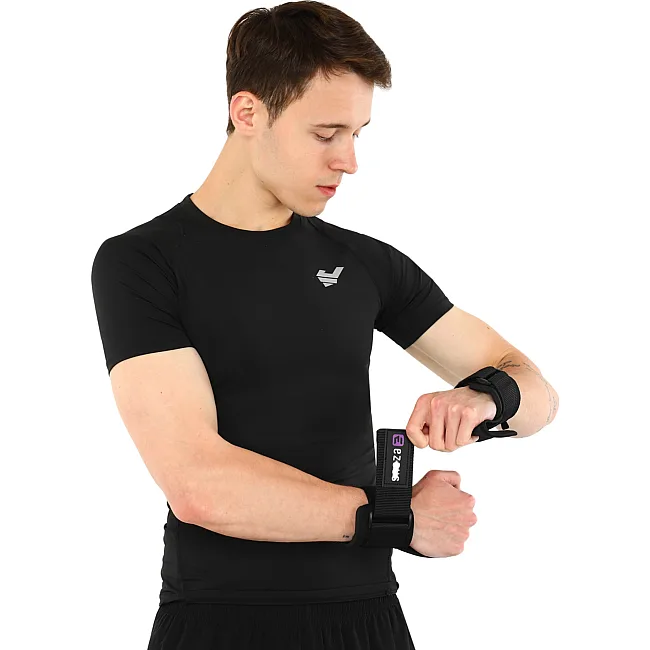 Накладки для подтягивания и тяги SOFT HAND GRIPS EZOUS D-10 2шт (Черный)