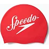 Шапка для плавання Speedo SLOGAN PRT CAP AU червоний, білий OSFM