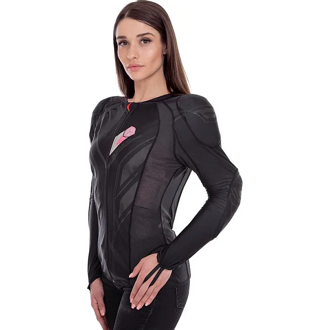 Моточерепаха компрессионная женская SCOYCO Hermes Body armor AM03W (Черный)