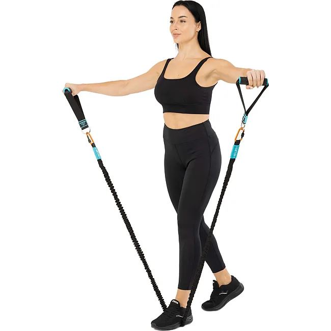 Ручки для еспандерів резинок та тренажерів STRAP HANDLE PRO LiveUp LP8192J 2шт