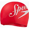 Шапка для плавання Speedo SLOGAN PRT CAP AU червоний, білий OSFM