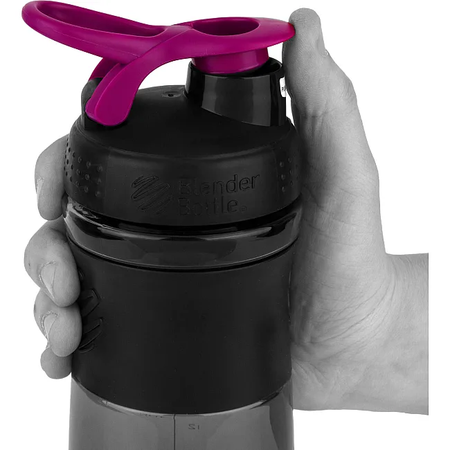 Спортивный шейкер-бутылка BLENDERBOTTLE SportMixer Flip 28oz/820ml Black/Pink
