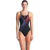 Купальник закрытый для женщин Arena RIPPLES SWIMSUIT U BACK B черный