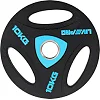 Блин для штанги полиуретановый
 LiveUp LP8020-10 ø51мм 10кг