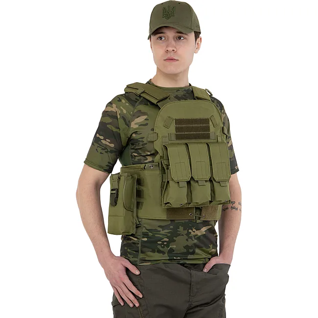 Разгрузочный жилет на 5 карманов MILITARY RANGERS ZK-9103 (Оливковый)