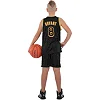 Детская баскетбольная форма
 NBA клуб L
 Angeles Lakers 8 BA-9829 (Черный-желтый)