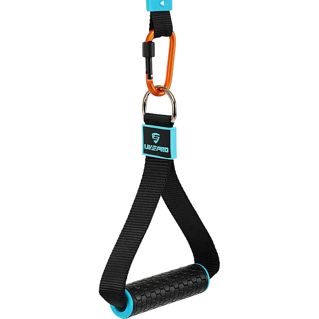 Ручки для еспандерів резинок та тренажерів STRAP HANDLE PRO LiveUp LP8192J 2шт