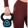 Гиря тренировочная цельная чугунная окрашенная LiveUp LP8041-10 вес 10кг
