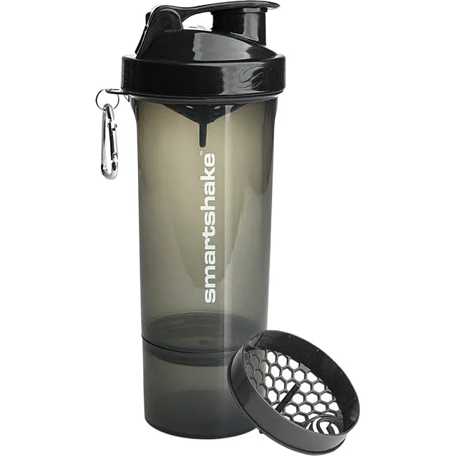 Спортивний шейкер SMARTSHAKE Slim 500ml Black