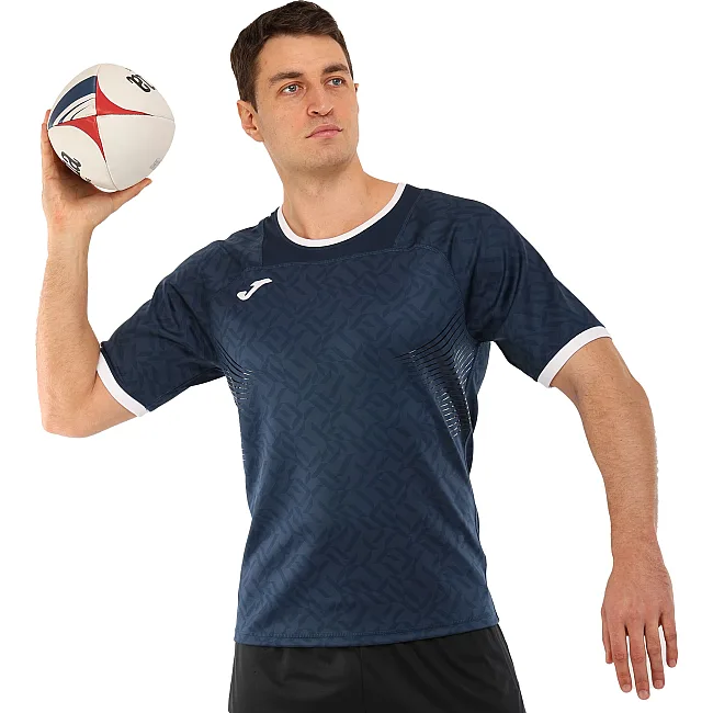 Регбийная игровая футболка JOMA NATION 104384-331 XXS-XXL (Темно-синий)