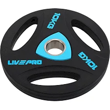Блин для штанги полиуретановый LiveUp LP8020-10 ø51мм 10кг
