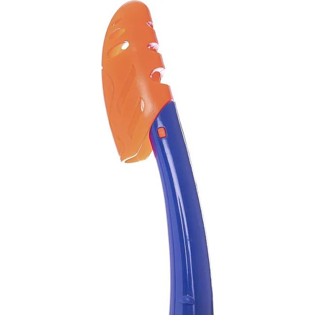 Набір для плавання маска з трубкою ZELART
 M153-SN124-PVC (Синьо-сірий-прозорий)