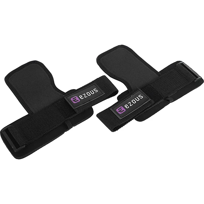 Накладки для подтягивания и тяги SOFT HAND GRIPS EZOUS D-10 2шт (Черный)