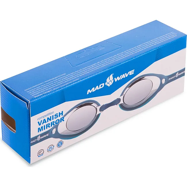 Очки для плавания взрослые
 MADWAVE
 Vanish Mirror M042609 (Синий)