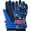 Перчатки лыжные детские зимние LUCKYLOONG C-1699 (Черный-красный)