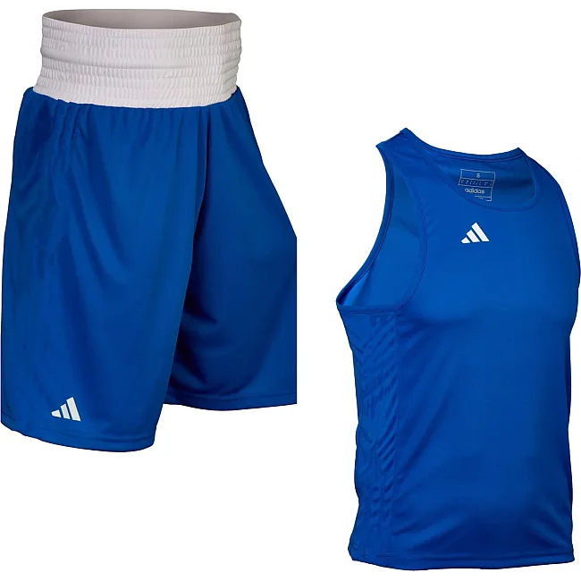 Боксерская форма Adidas Olympic 2024 | синяя | ADIIBA23TM ADIIBA23SM