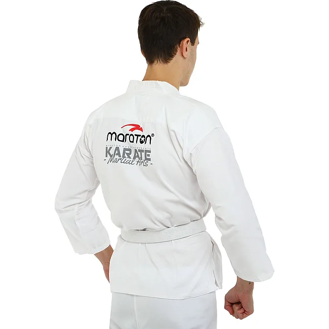 Кимоно для карате куртка штаны и пояс MARATON MTR082
 110-180см