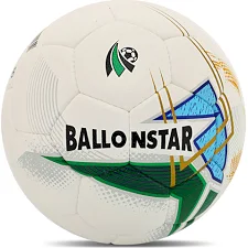 Футбольный мяч HYBRID BALLONSTAR FB-4354 №5 PU (Белый-зеленый)
