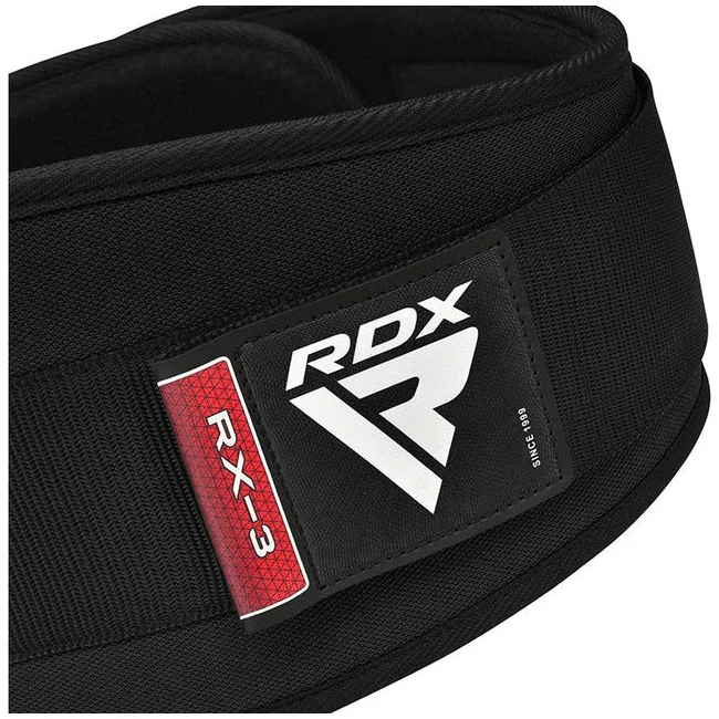 Пояс для тяжелой атлетики RDX RX3 EVA Curve неопреновый Black