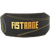 Пояс для тяжелой атлетики кожа
 FISTRAGE VL-8440 спинка-15см (Черный)