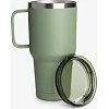 Термостакан (изолированная чашка) Bohtal с ручкой из нержавеющей стали Tumbler Green 900 ml