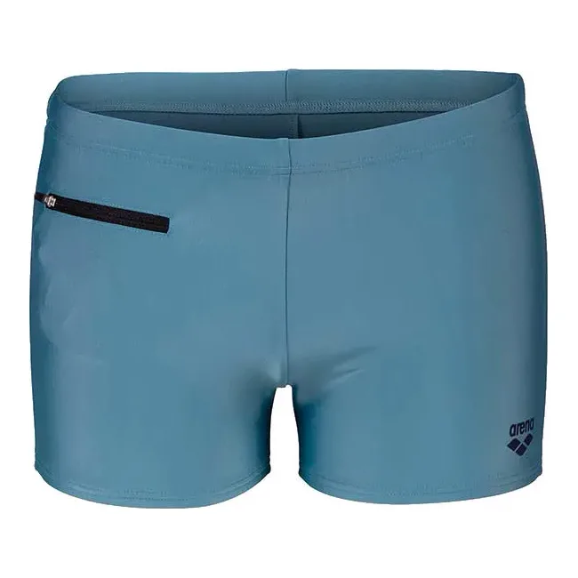 Плавки-шорты для мужчин Arena ZIP SWIM SHORT серый Чел 80