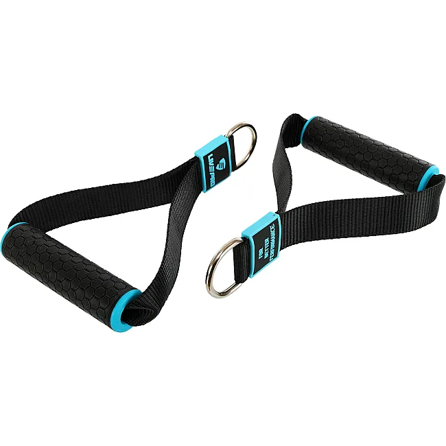 Ручки для еспандерів резинок та тренажерів STRAP HANDLE PRO LiveUp LP8192J 2шт