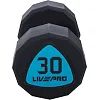 Гантелі професійні
 з поліуретановим покриттям LiveUp LP8003-30 2шт по 30кг