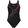 Купальник закрытый для женщин Arena RIPPLES SWIMSUIT U BACK B черный