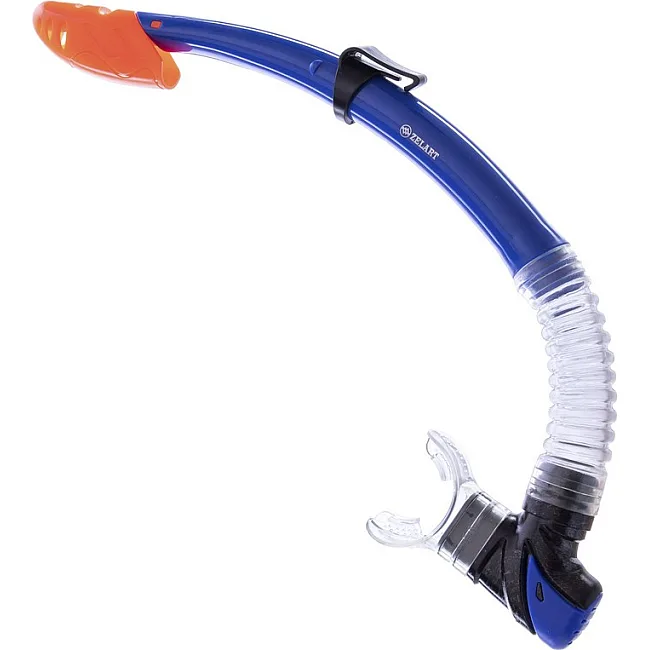 Набір для плавання маска з трубкою ZELART
 M153-SN124-PVC (Синьо-сірий-прозорий)