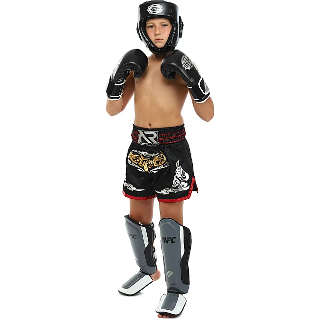Защитные накладки на ноги
 Муай Тай, ММА, Кикбоксинг кожаная UFC PRO Training UHK-69981