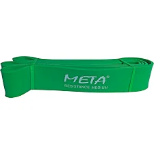 Резинка-петля силовая META Elastic power band medium зеленый 4,5х208 см