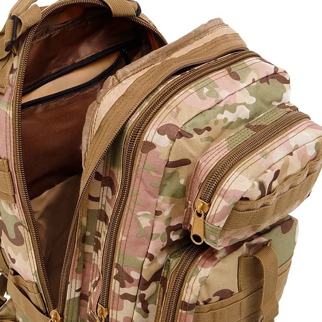 Штурмовой тактический рюкзак
 SP-SPORT
 ZK-8
 40х23х23см 21л (Камуфляж Multicam)