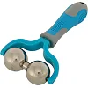 Роликовый массажер для тела и лица ручной 2 массажера ZELART Polar Roller FI-5422 ø3,5см (Синий)