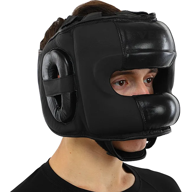 Шлем с бампером
 кожаный VELO

 VL-4148 (Черный)