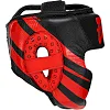 Тренировочный шлем для бокса кожа
 FAIRTEX
 BO-0614 (Красный-черный)