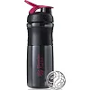 Спортивный шейкер-бутылка BLENDERBOTTLE SportMixer Flip 28oz/820ml Black/Pink