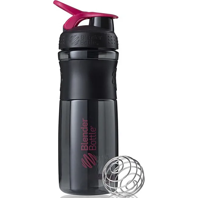 Спортивный шейкер-бутылка BLENDERBOTTLE SportMixer Flip 28oz/820ml Black/Pink