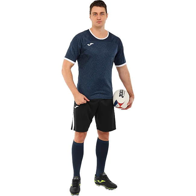Регбийная игровая футболка JOMA NATION 104384-331 XXS-XXL (Темно-синий)